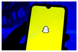 iphone with snapchat open