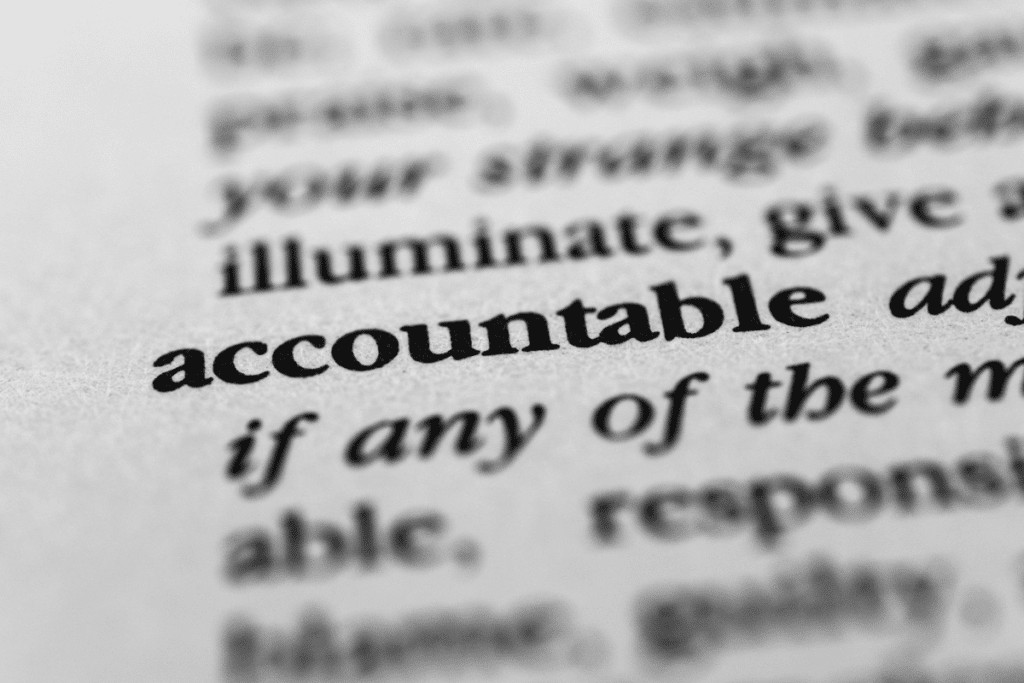 Accountable definition