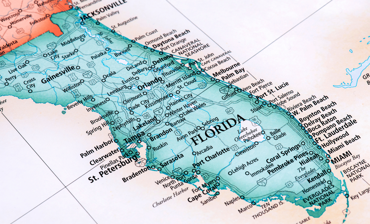 a map of florida
