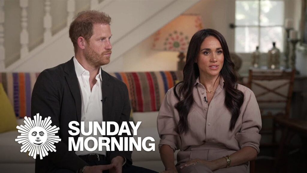 harry and meghan speaking on CBS sunday morning