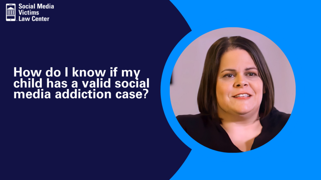 How do I know if my child has a valid social media addiction case?