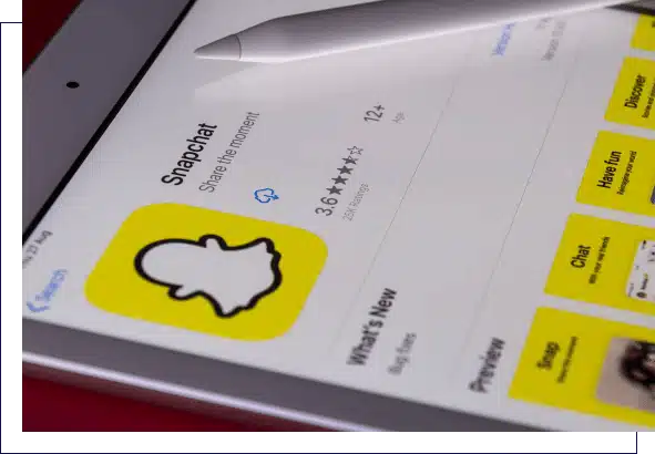a photo of Snapchat in the app store