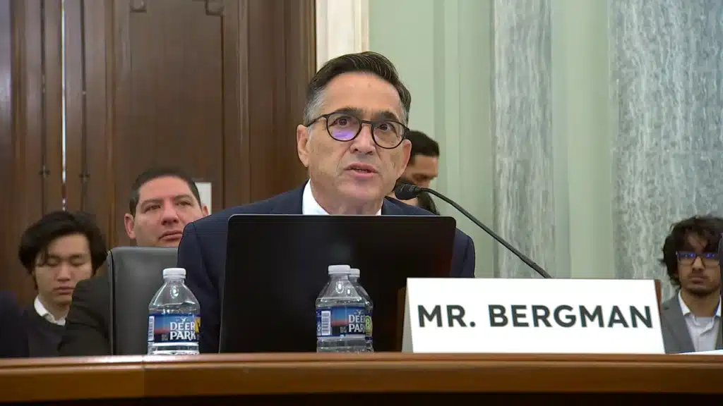 a photo of Matthew P. Bergman testifying before congress on Section 230 reform
