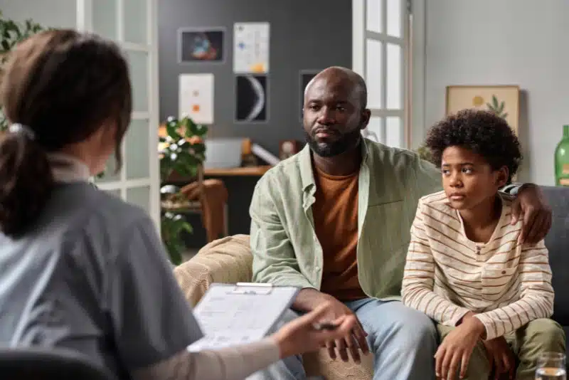 a father gets his son treatment for social media addiction