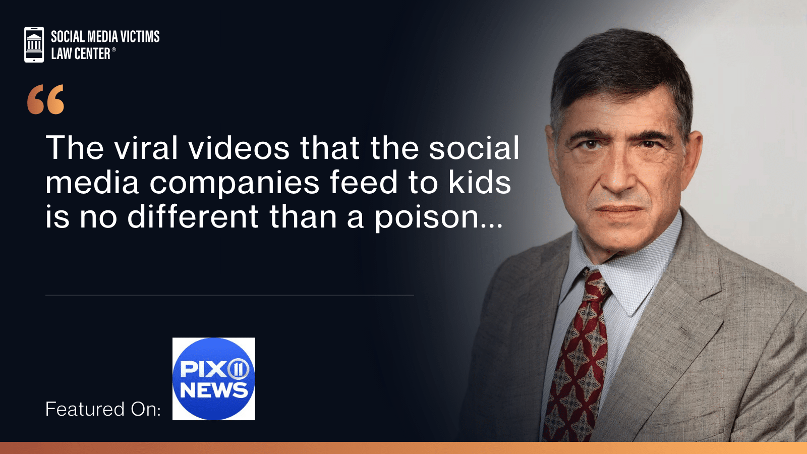 matthew p bergman quote from Pix 11 morning news