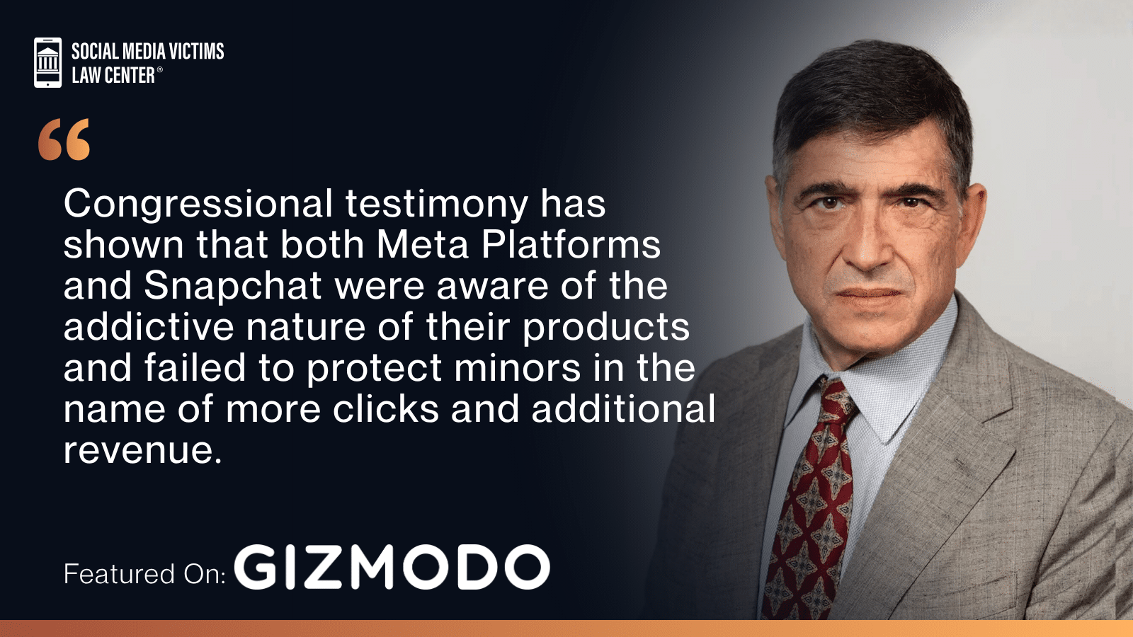 matthew p. bergman featured in Gizmodo