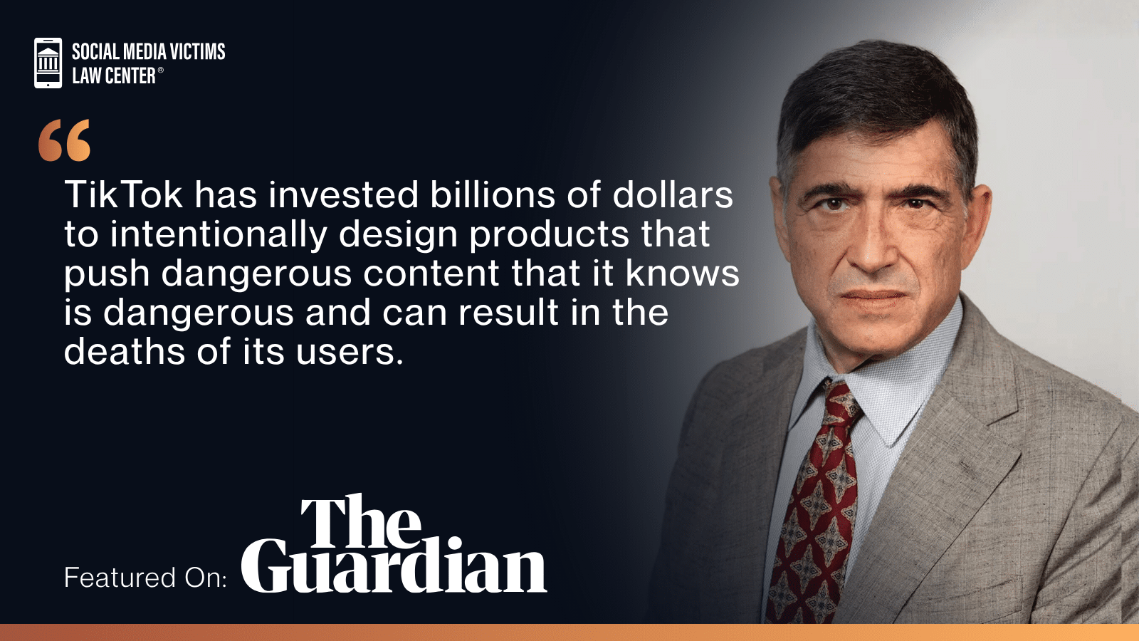 matthew p. bergman quoted in The Guardian