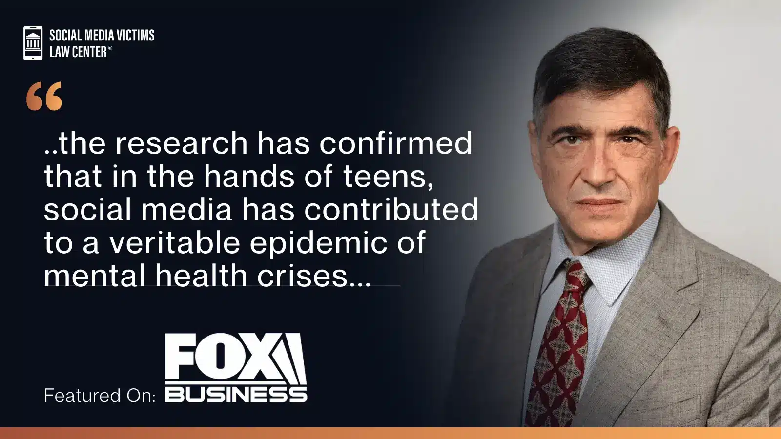matthew p. bergman quoted on Fox Business
